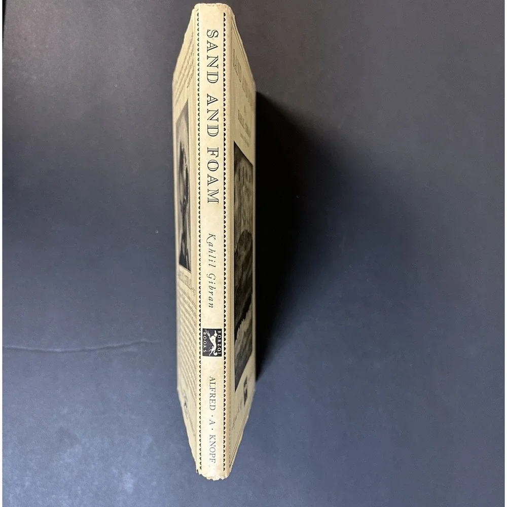 Sand and Foam: A Book of Aphorisms by Kahlil Gibran HC DJ  24th Printing  1967